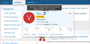 [fi4a.com] [XenCustomize] Holidays Manager: Vacations, Trips & Travel-related CMS